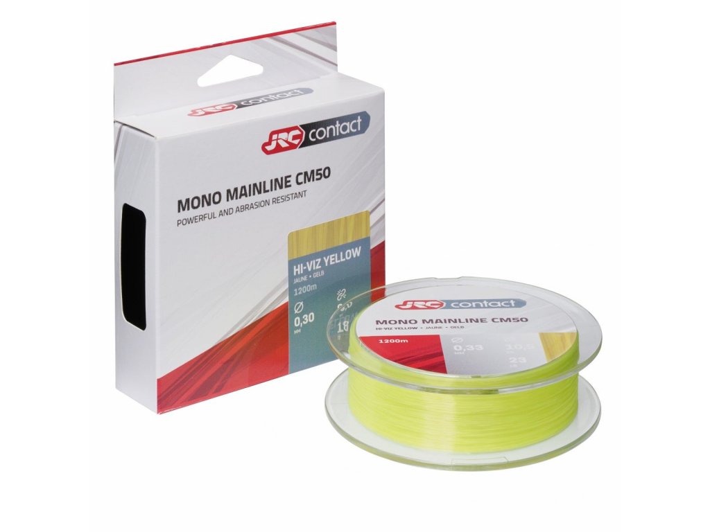 JRC Contact CM50 HI-VIZ Yellow 1200m, 0,40mm