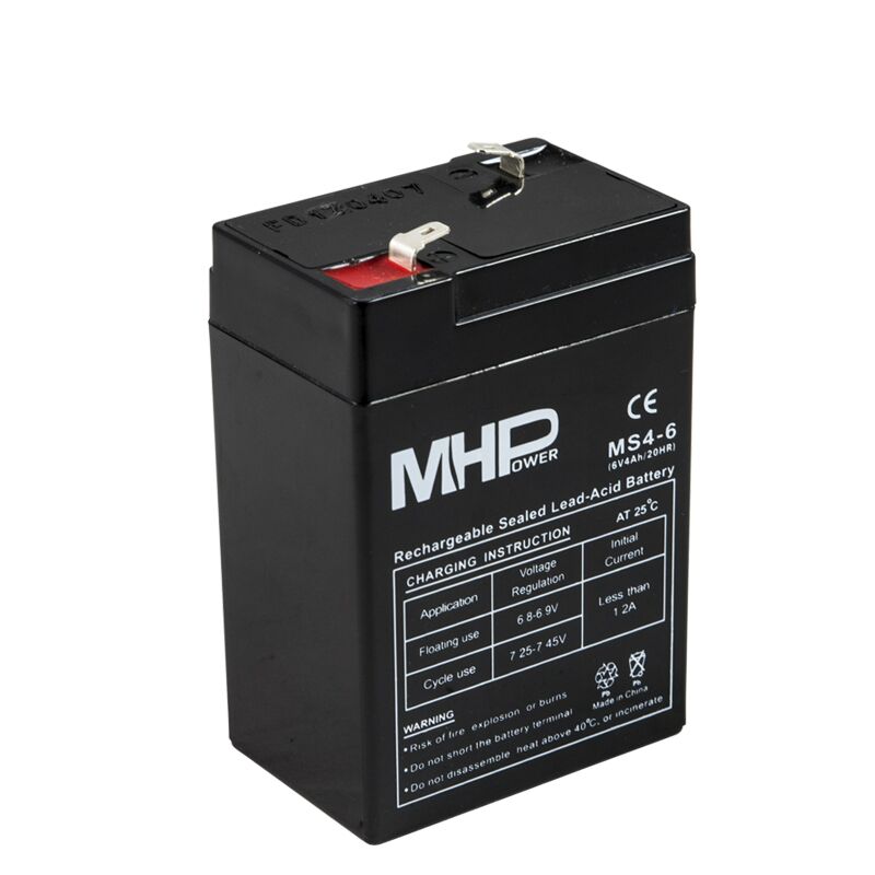 MHPower 6V/4Ah, bezúdržbový olověný akumulátor