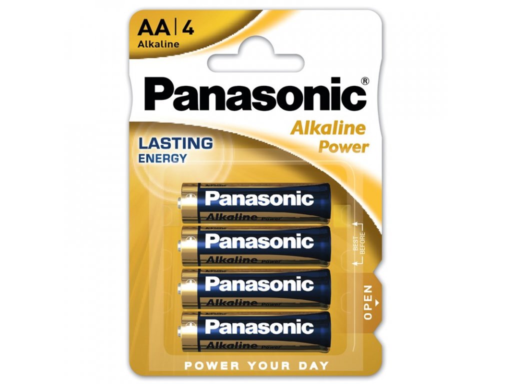 Panasonic Alkaline Power AA, LR6, blistr 4ks