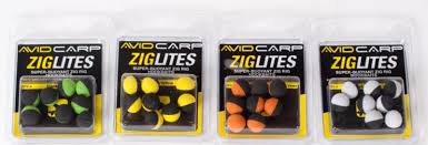 Avid Carp Ziglites 10mm, černá/žlutá, plovoucí