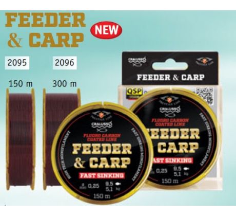 Cralusso Feeder & Carp Line 300 m, 0,18mm