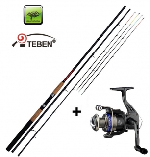 Giants Fishing CLX Feeder TR 11ft Medium + naviják Teben LV300 zdarma!