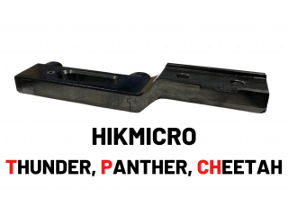 Ocelová montáž na weaver pro HIKMICRO Thunder, Panther 1.0, 2.0 a Cheetah 